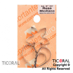 CORTANTE C 337 ROSA MEDIANA ACERO x 1